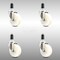 Service Caster 4 Inch 316SS Nylon Wheel Swivel 1-3/8 Inch Expanding Stem Caster Set SCC SCC-SS316EX20S414-NYS-138-4 - alternate 1